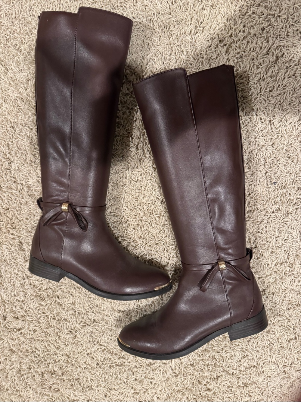 Nanette Lepore Over-the-Knee Riding Boots in Dark Brown